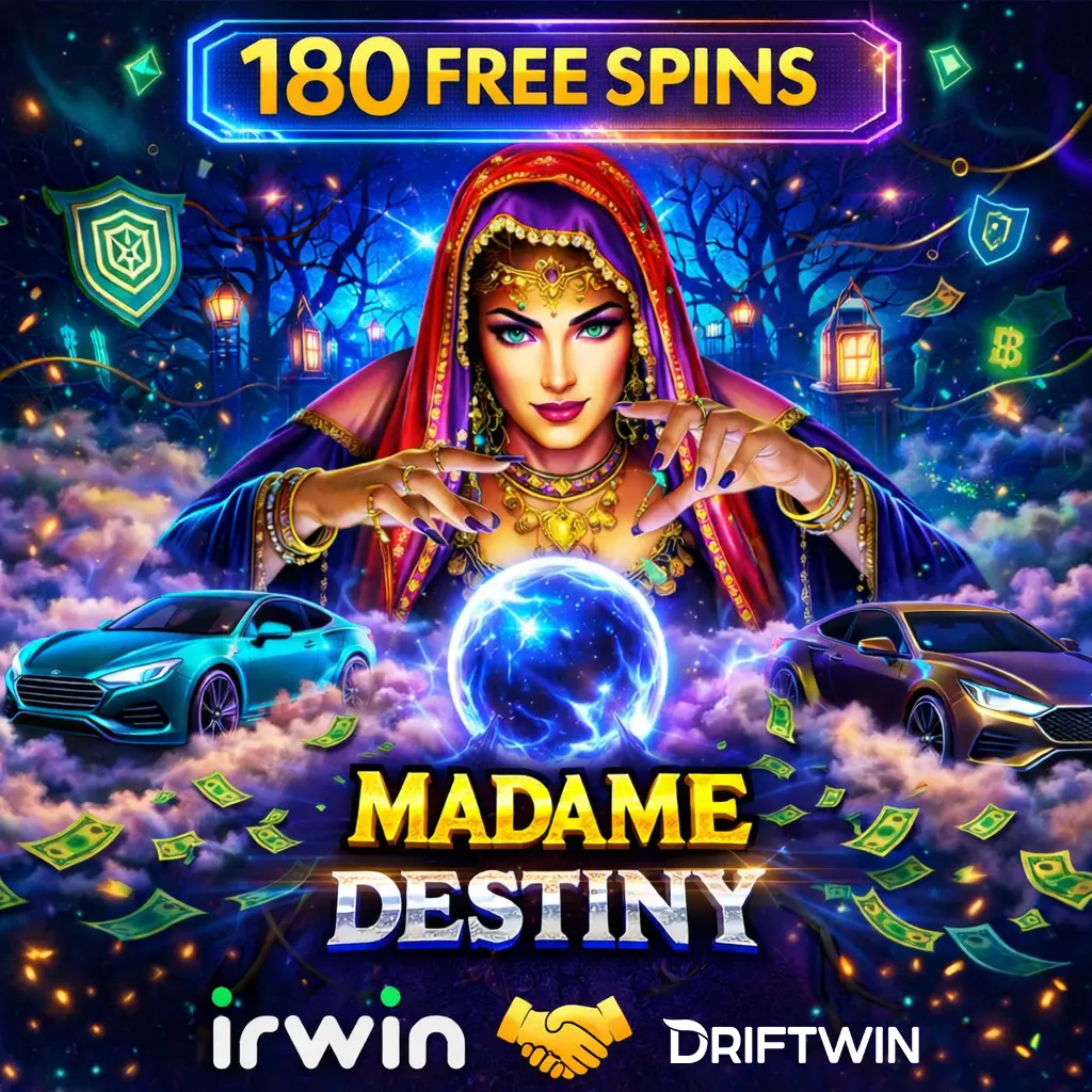 Бонус 180 фриспинов в Madame Destiny | Irwin